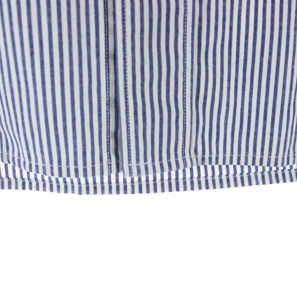 WTAPS(ダブルタップス) 14SS TRAD L/S SHIRTS COPO SEERSUCKER STRIPE 141LTDT-SHM02 ストライプ柄 長袖シャツ ホワイト/ブルー