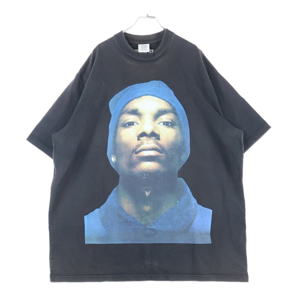 VETEMENTS(ヴェトモン) 16AW Snoop Dogg Tee WF17TP14 スヌープドック 半袖Tシャツ カットソー ブラック