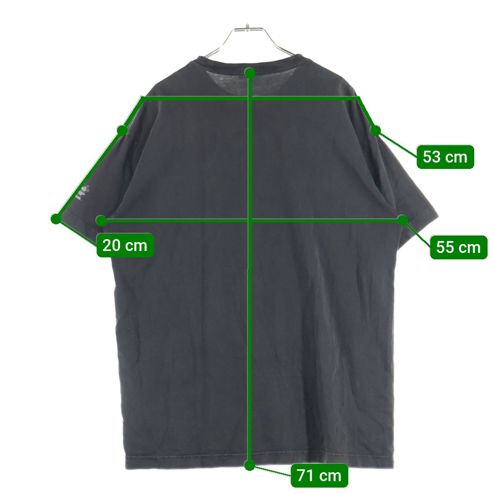 KITH(キス) ×DISNEY ディズニー フロント路刺繍 半袖Tシャツ カットソー ブラック