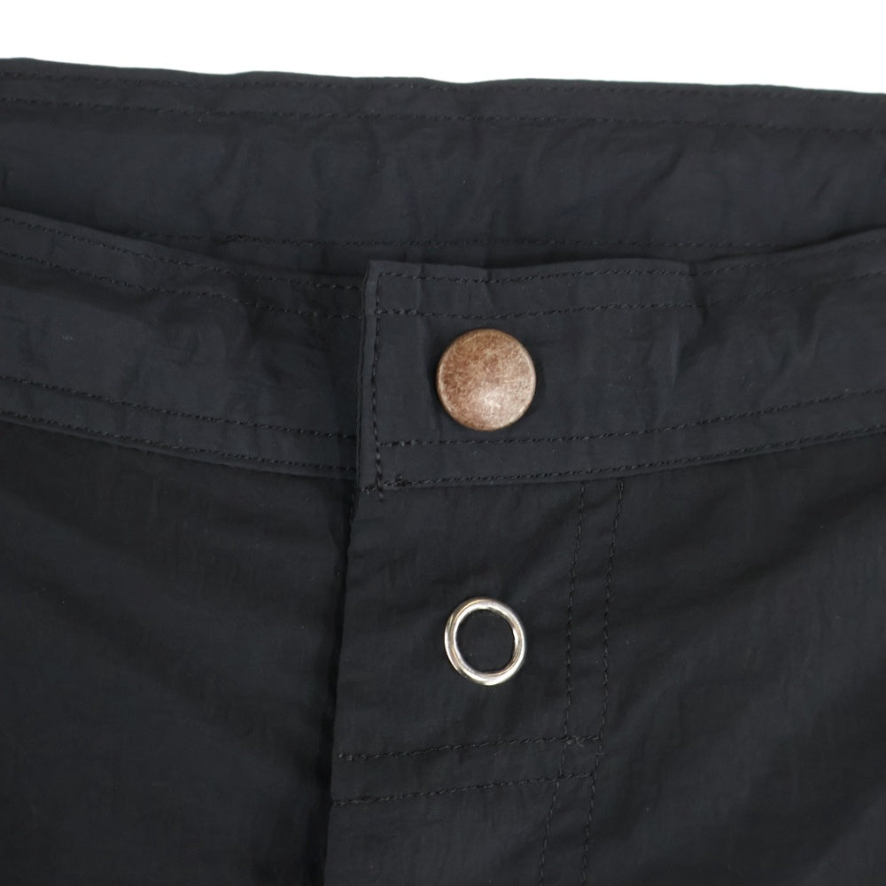 BED J.W. FORD(ベッドフォード) 24SS Cargo Pants 24SS-B-PT09 カーゴナイロンパンツ ブラック