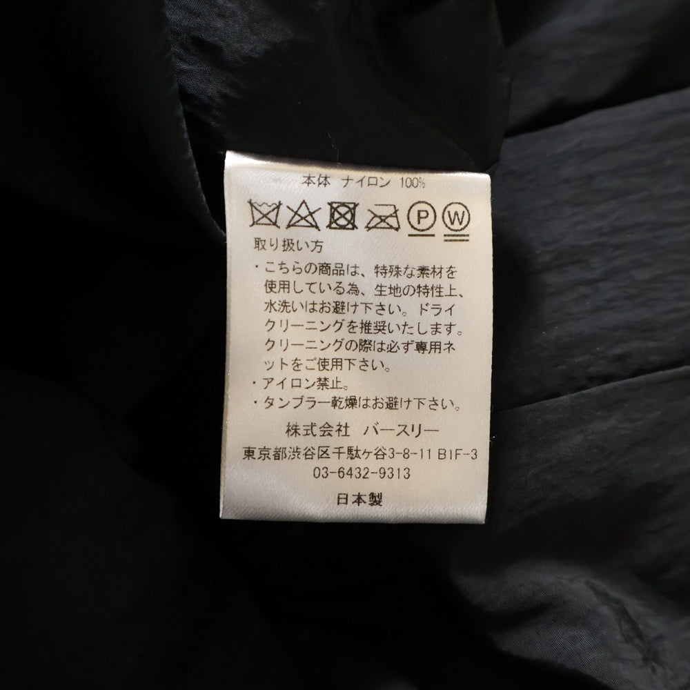 BED J.W. FORD(ベッドフォード) 24SS Cargo Pants 24SS-B-PT09 カーゴナイロンパンツ ブラック
