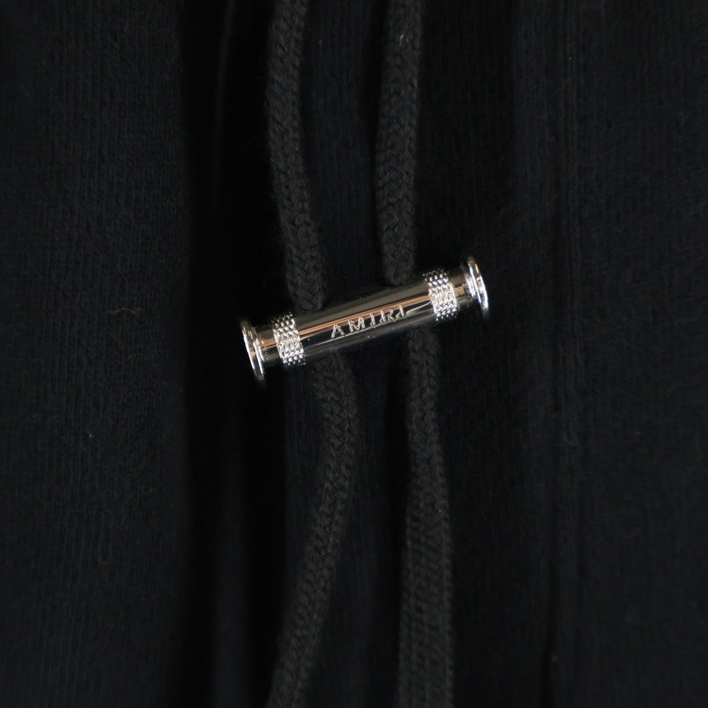 AMIRI(アミリ) 25SS Logo Sweat Half Pant ロゴ刺繍スウェットハーフパンツ ブラック