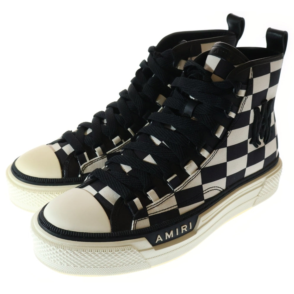 AMIRI(アミリ) M.A. Court Checkerboard MAコートチェッカーボードスニーカー IT41 ブラック/ホワイト