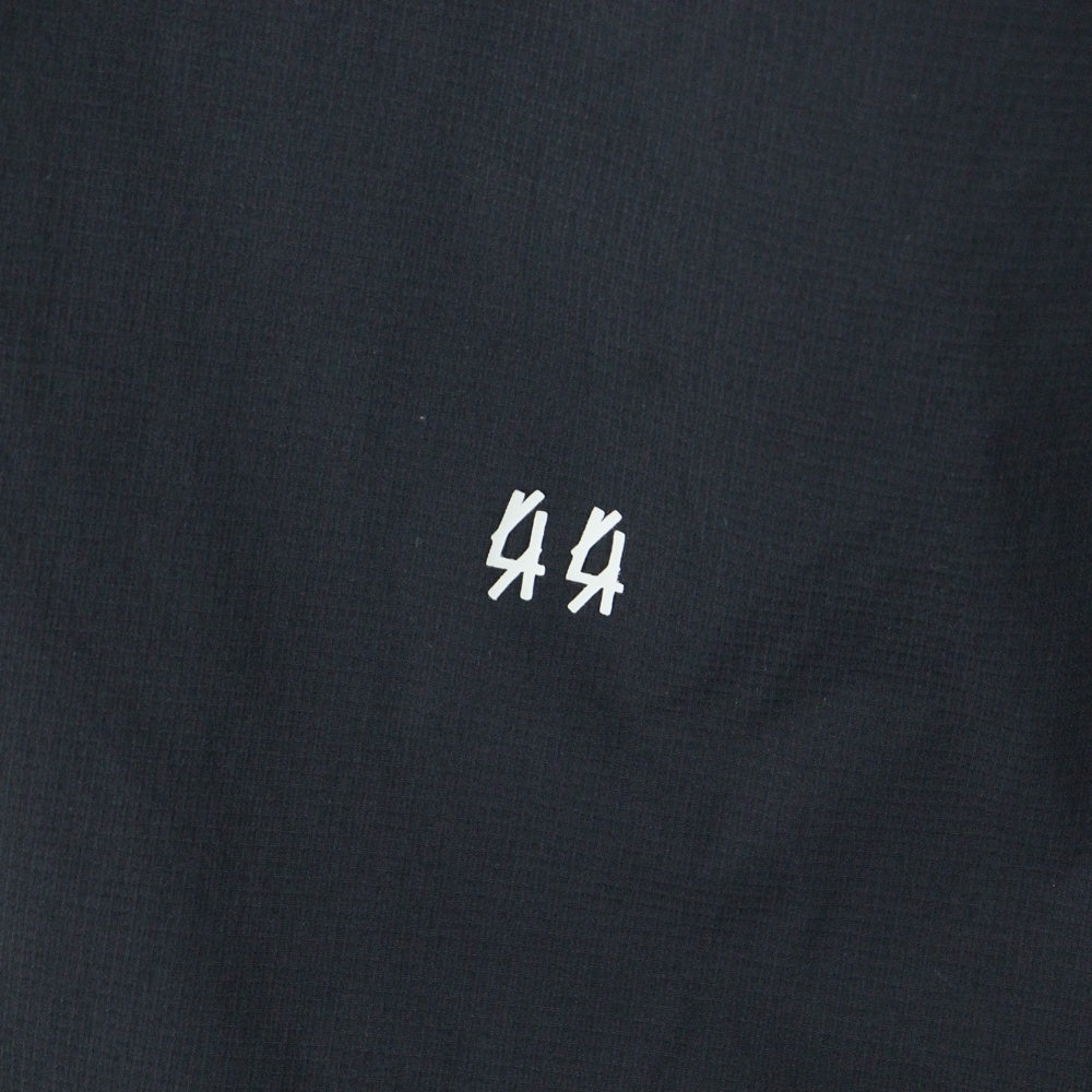 NO BRAND(ノーブランド) 44 Label Group ID DRAWSTRING フォーティフォーレーベルグループ ID ドローストリング ナイロンワイドパンツ B0030572 ブラック