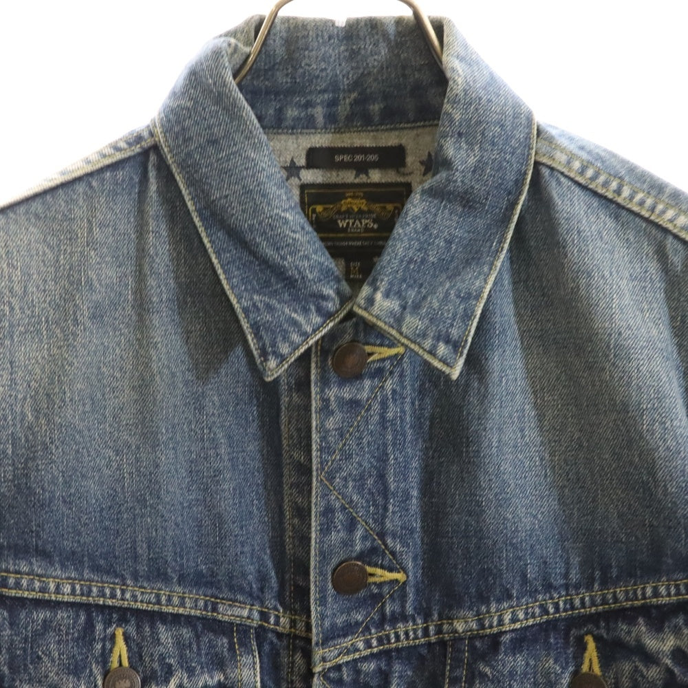 WTAPS(ダブルタップス) 11AW WAY OF LIFE 裏地スターデザイン デニムジャケット アウター 112GWDT-JKM01 インディゴ