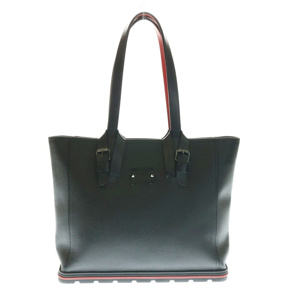 CHRISTIAN LOUBOUTIN(クリスチャンルブタン) KABIKER SMALL カバイカースモール レザートートバッグ ブラック 1205119