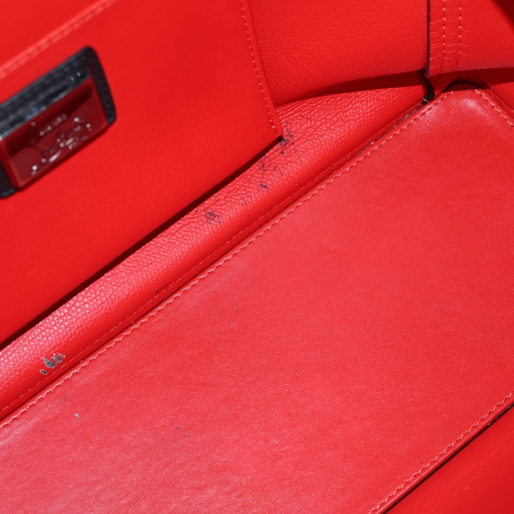 CHRISTIAN LOUBOUTIN(クリスチャンルブタン) KABIKER SMALL カバイカースモール レザートートバッグ ブラック 1205119