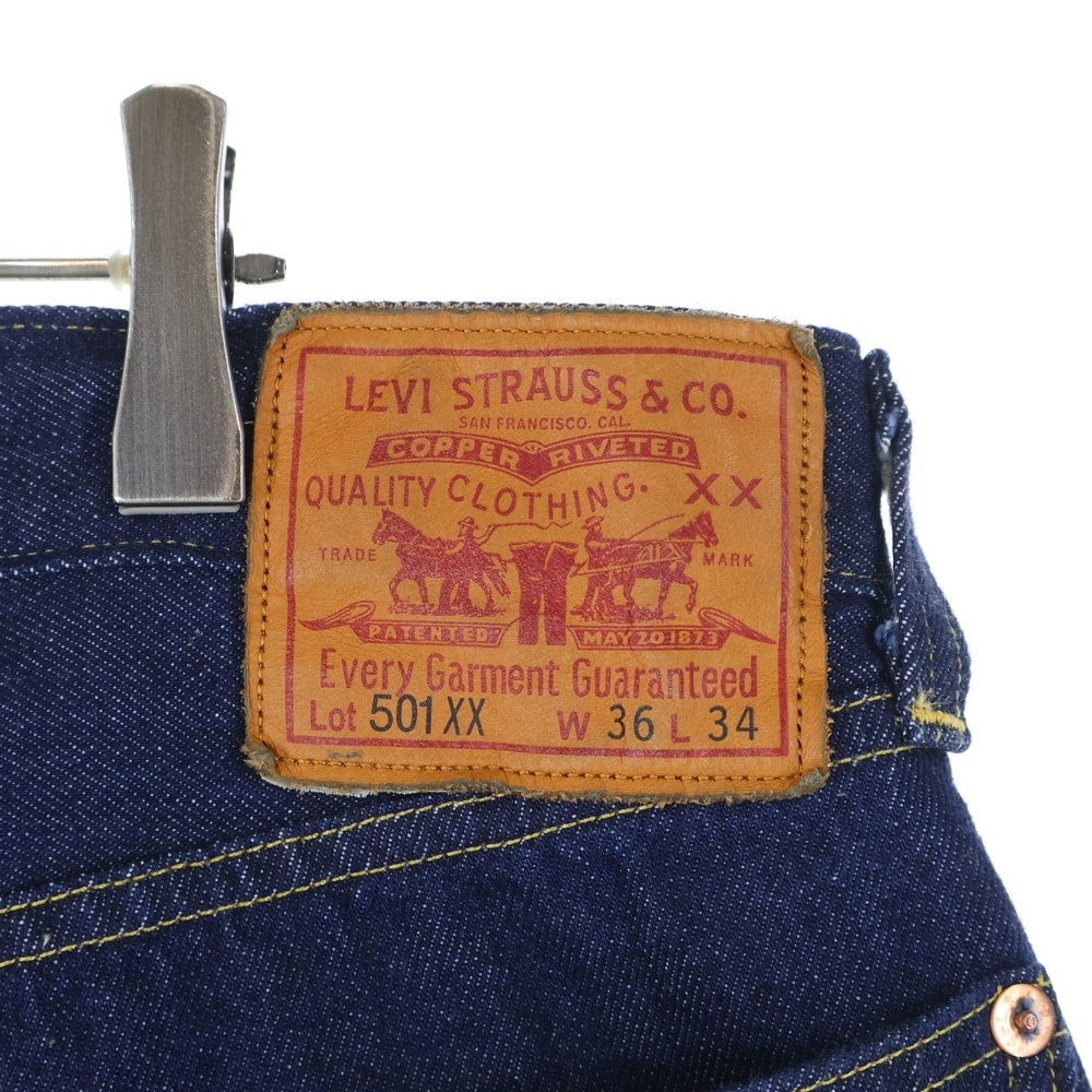 Levi's(リーバイス) 1933 501XX ボタンフライ シンチバック付き ストレートデニムパンツ ジーンズ インディゴ