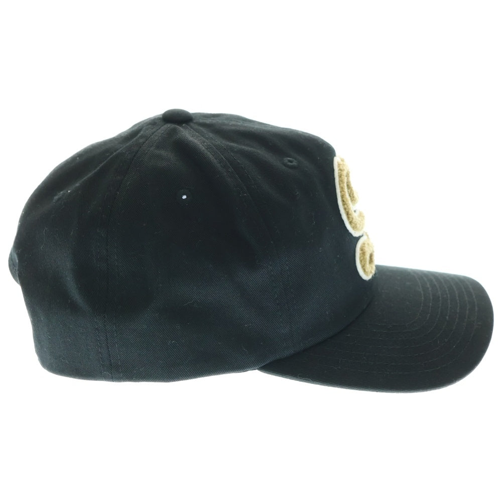 STUSSY(ステューシー) Chenilles S Low Pro Cap ロゴ スナップバック ベースボールキャップ 帽子 ブラック