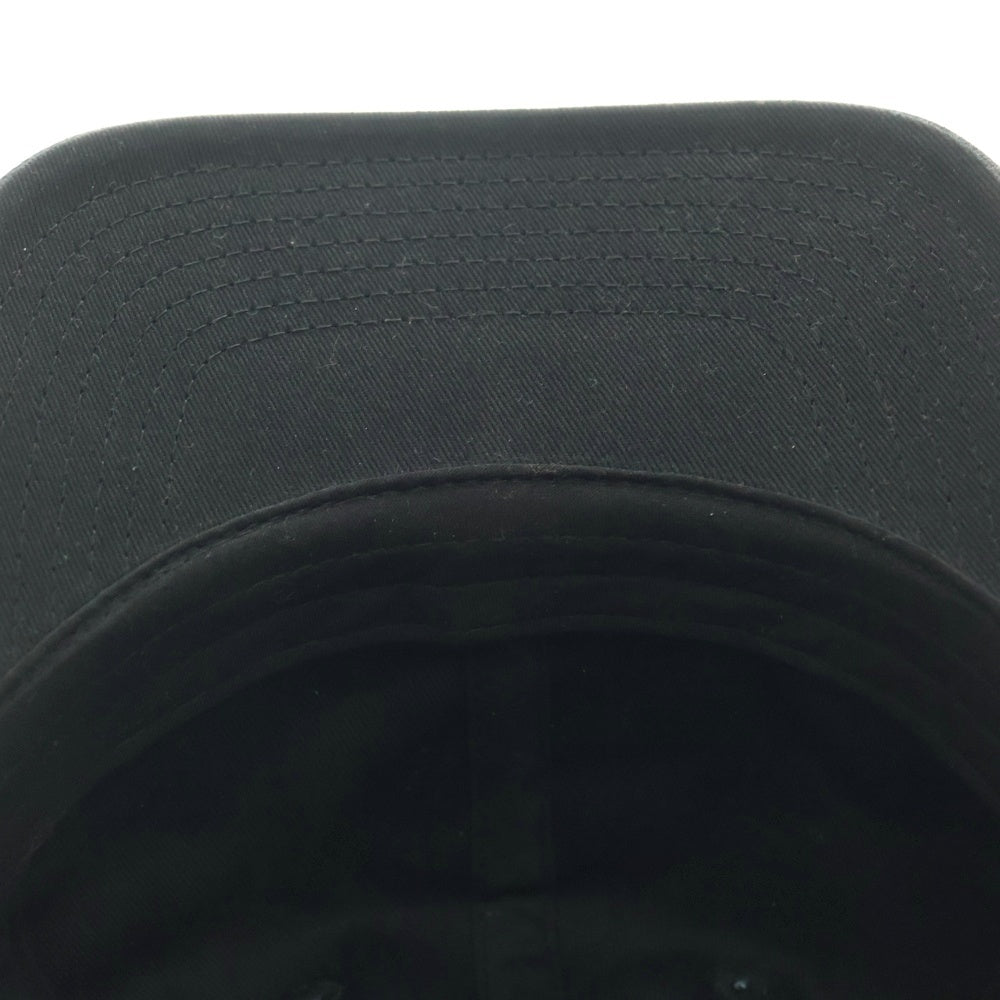 STUSSY(ステューシー) Chenilles S Low Pro Cap ロゴ スナップバック ベースボールキャップ 帽子 ブラック