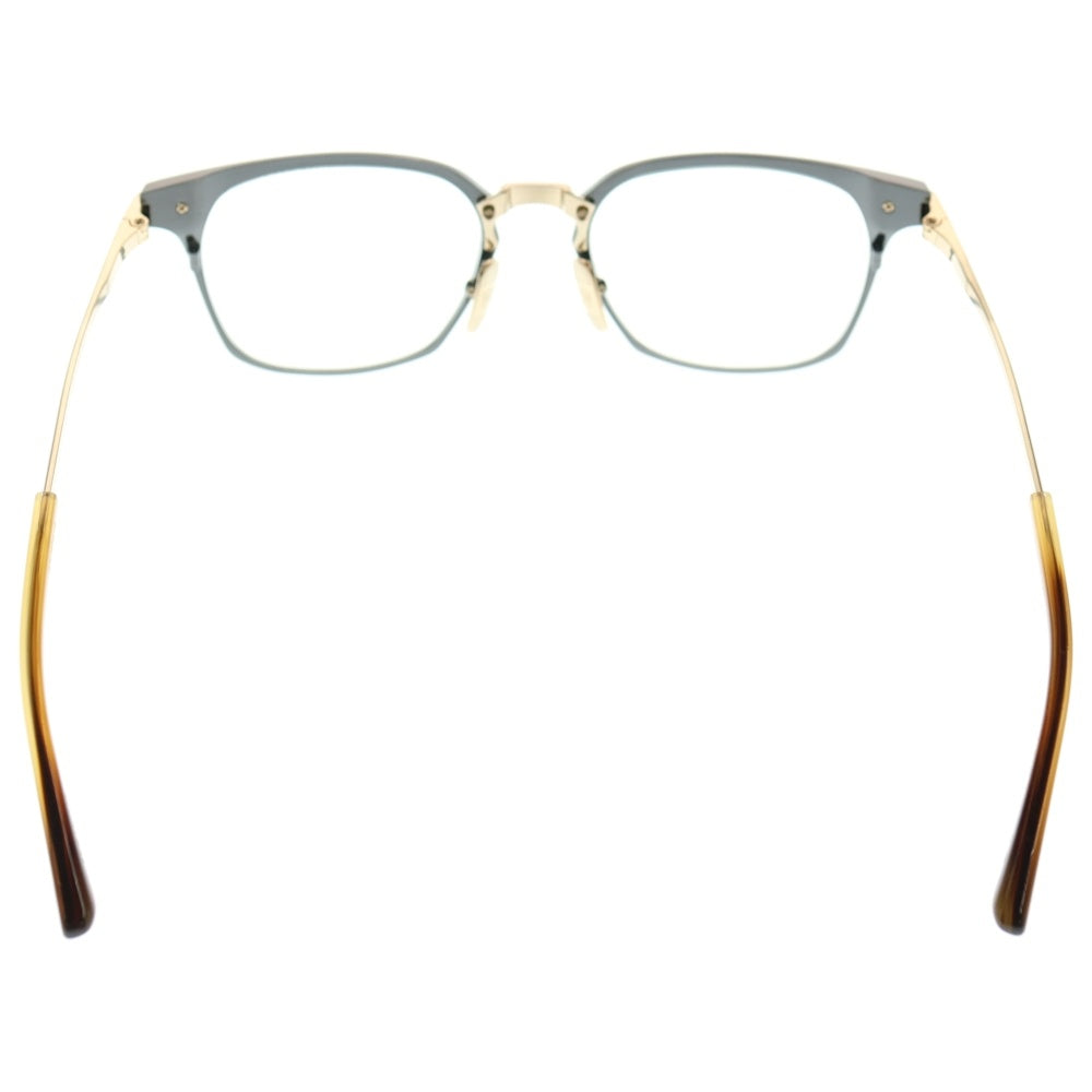 DITA(ディータ) LINRCON スクエアーフレーム メガネ アイウェア 眼鏡 ブラック/ゴールド DTX167--A-02