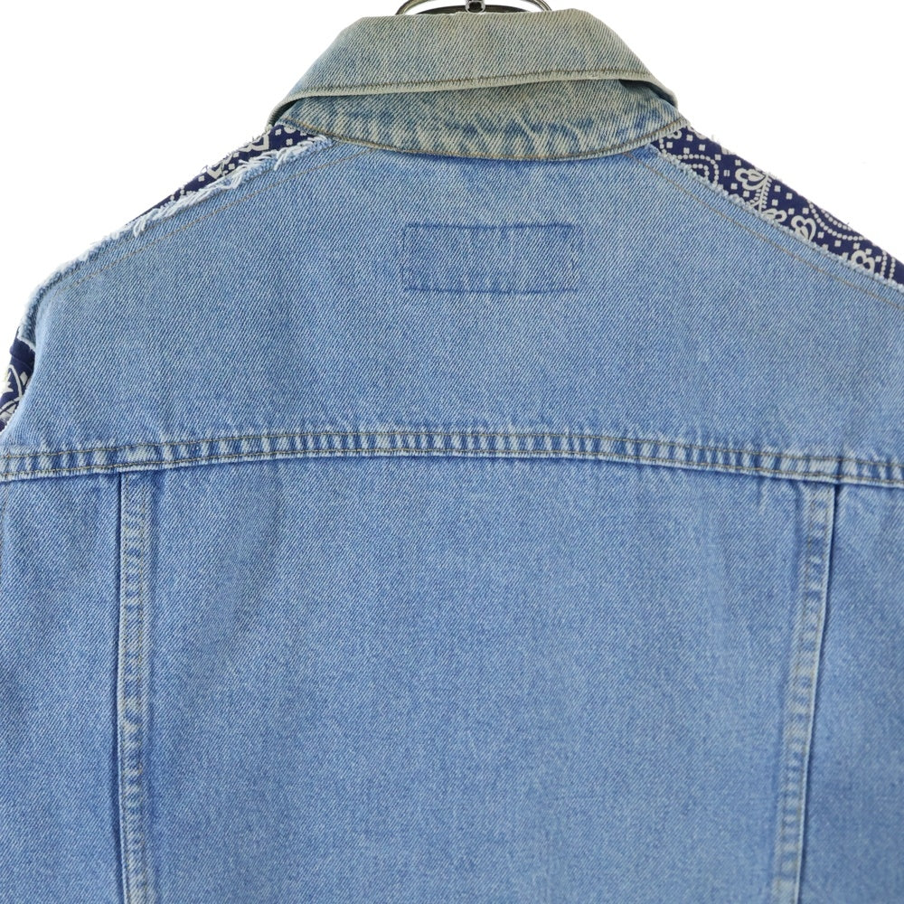 Rebuild by needles(リビルドバイニードルス) Covered Reversible Jacket カバードリバーシブルジャケット 再構築デニムジャケット LQ561 インディゴ/ネイビー