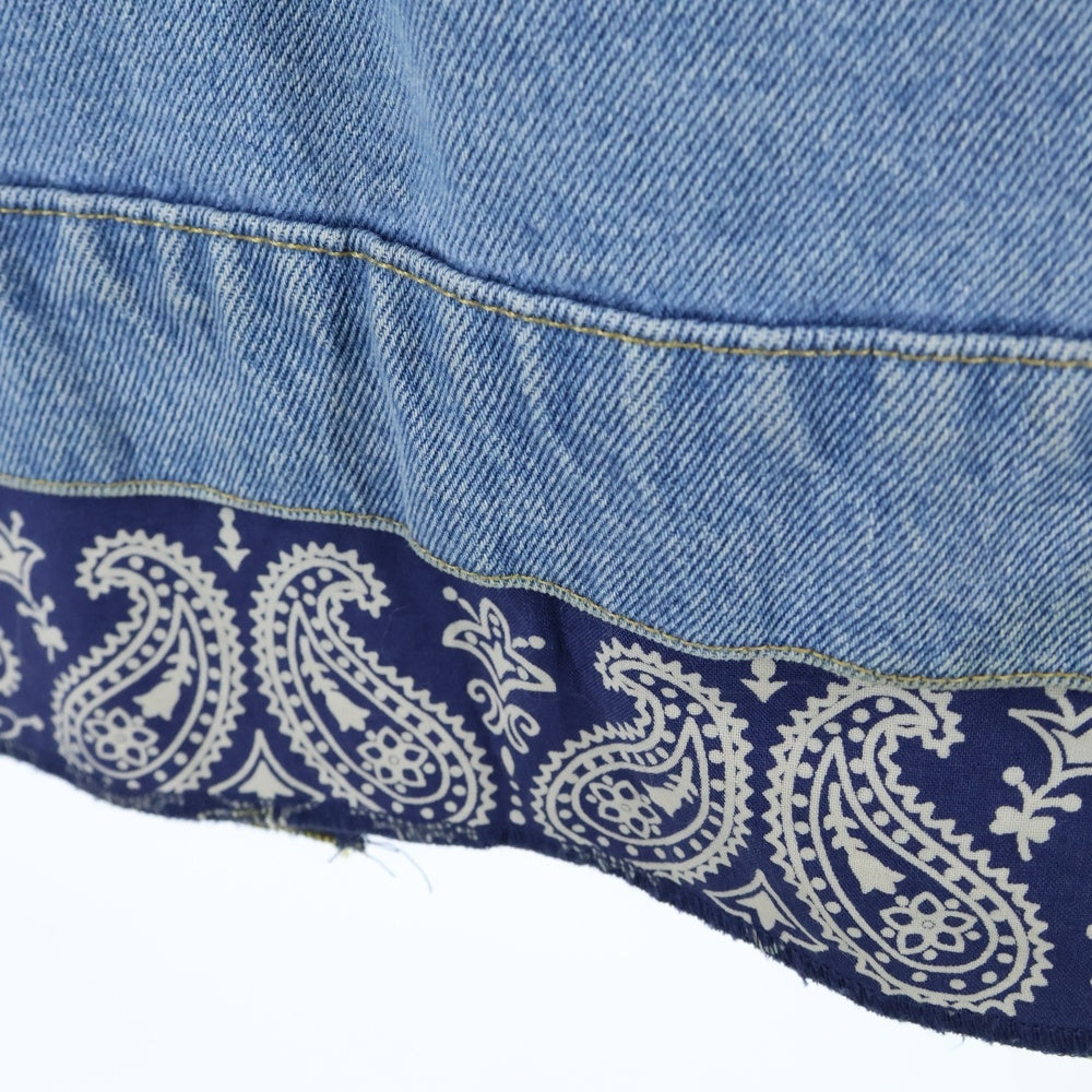 Rebuild by needles(リビルドバイニードルス) Covered Reversible Jacket カバードリバーシブルジャケット 再構築デニムジャケット LQ561 インディゴ/ネイビー