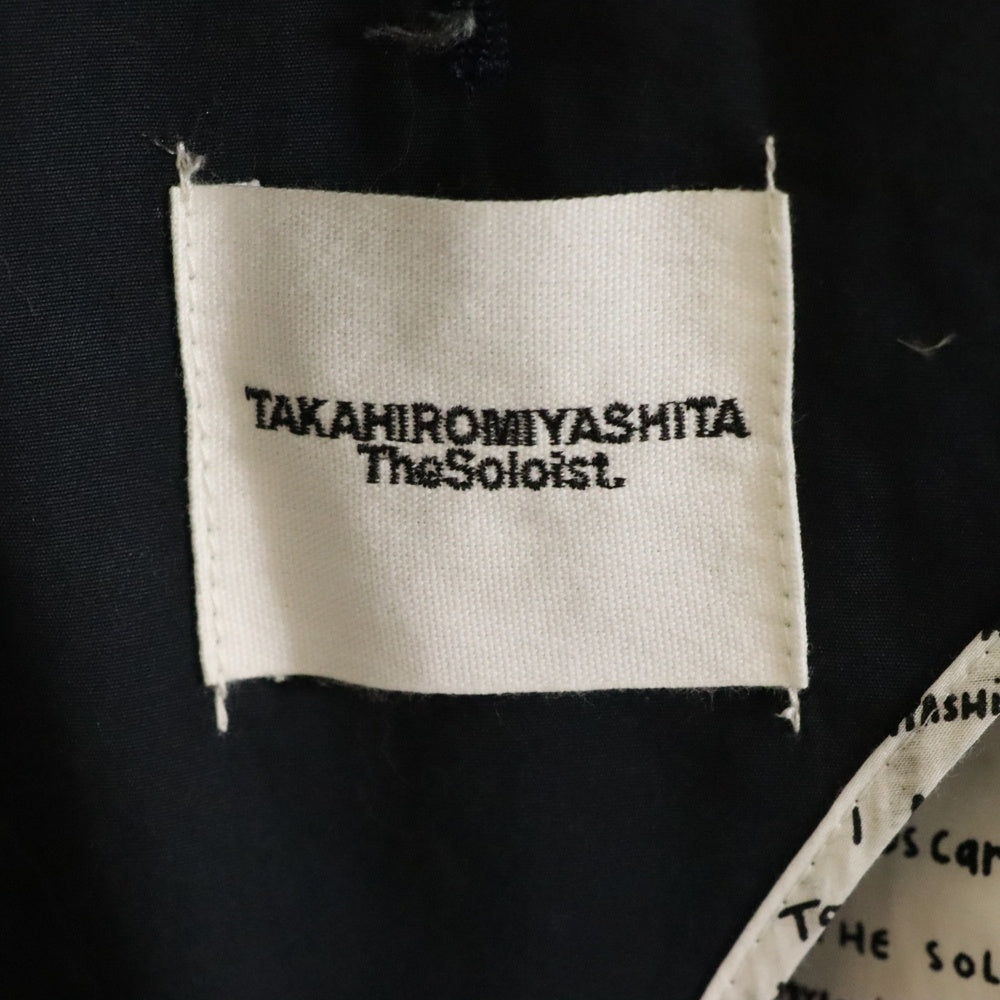 TAKAHIROMIYASHITA The SoloIst.(タカヒロミヤシタザソロイスト) Sample Photo Print Docking Shirts サンプル フォトプリントドッキングシャツ 長袖シャツ ブルー/ネイビー