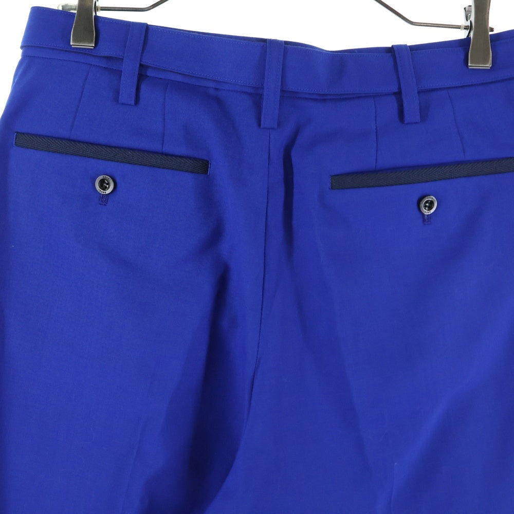 Sacai(サカイ) 22SS Suiting Pants スーチングパンツ ベルトデサインスラックス 22-02672M ブルー