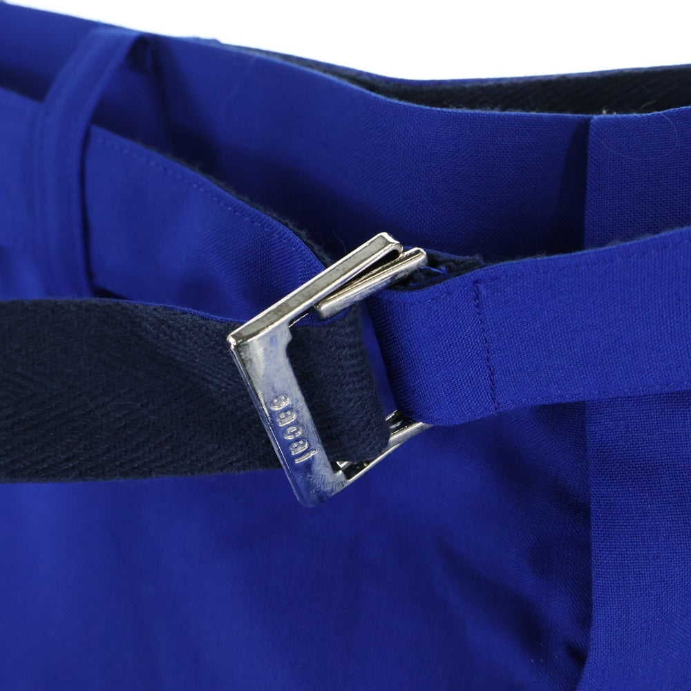 Sacai(サカイ) 22SS Suiting Pants スーチングパンツ ベルトデサインスラックス 22-02672M ブルー