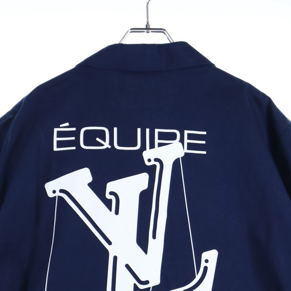 LOUIS VUITTON(ルイヴィトン) 21SS LVフレンド ズームと仲間たちの冒険 ショートスリーブシャツ ボタンダウン半袖シャツ HKS90WZXI ネイビー