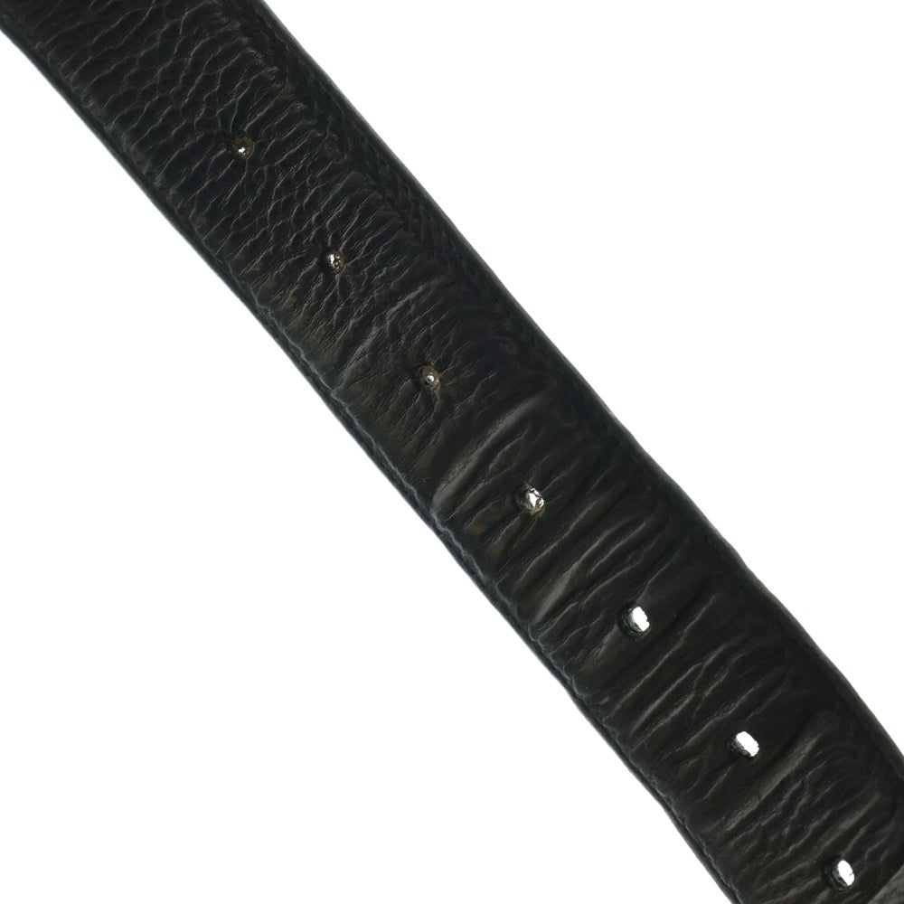 CHROME HEARTS(クロムハーツ) BLT GUNSLINGER1.5 ガンスリンガーバックル レザーベルト シルバー BCA356