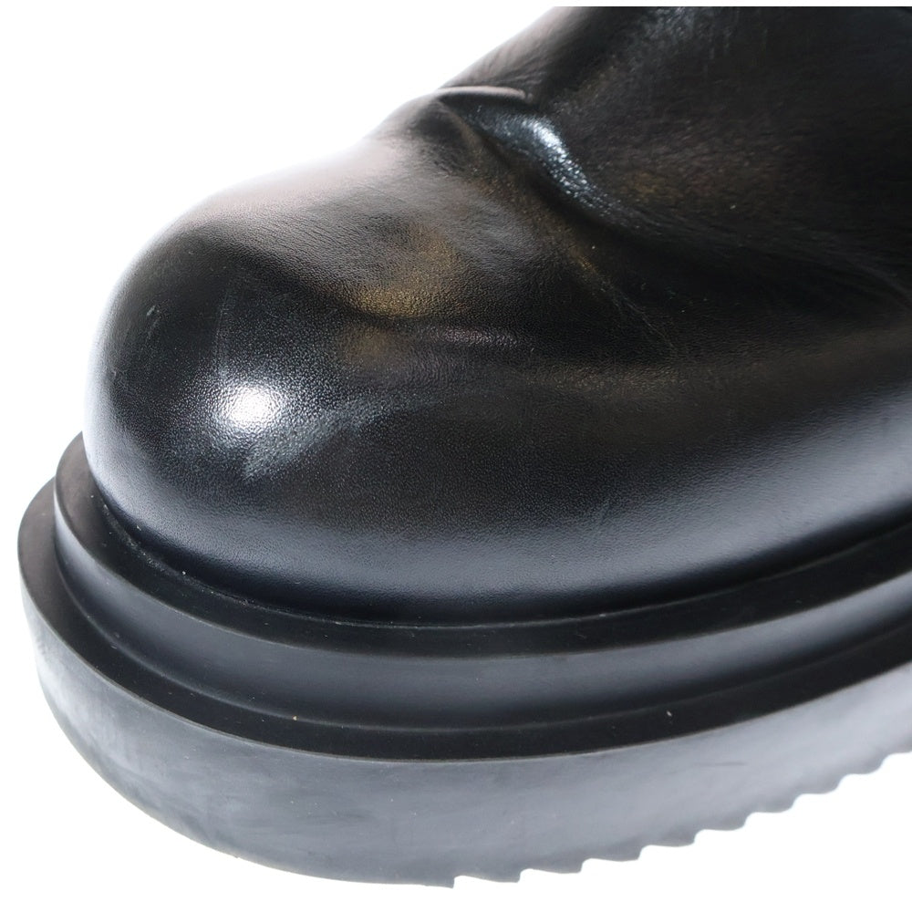 Rick Owens(リックオウエンス) 24AW PULL ON BOGUN BOOTS ロングブーツ ブラック