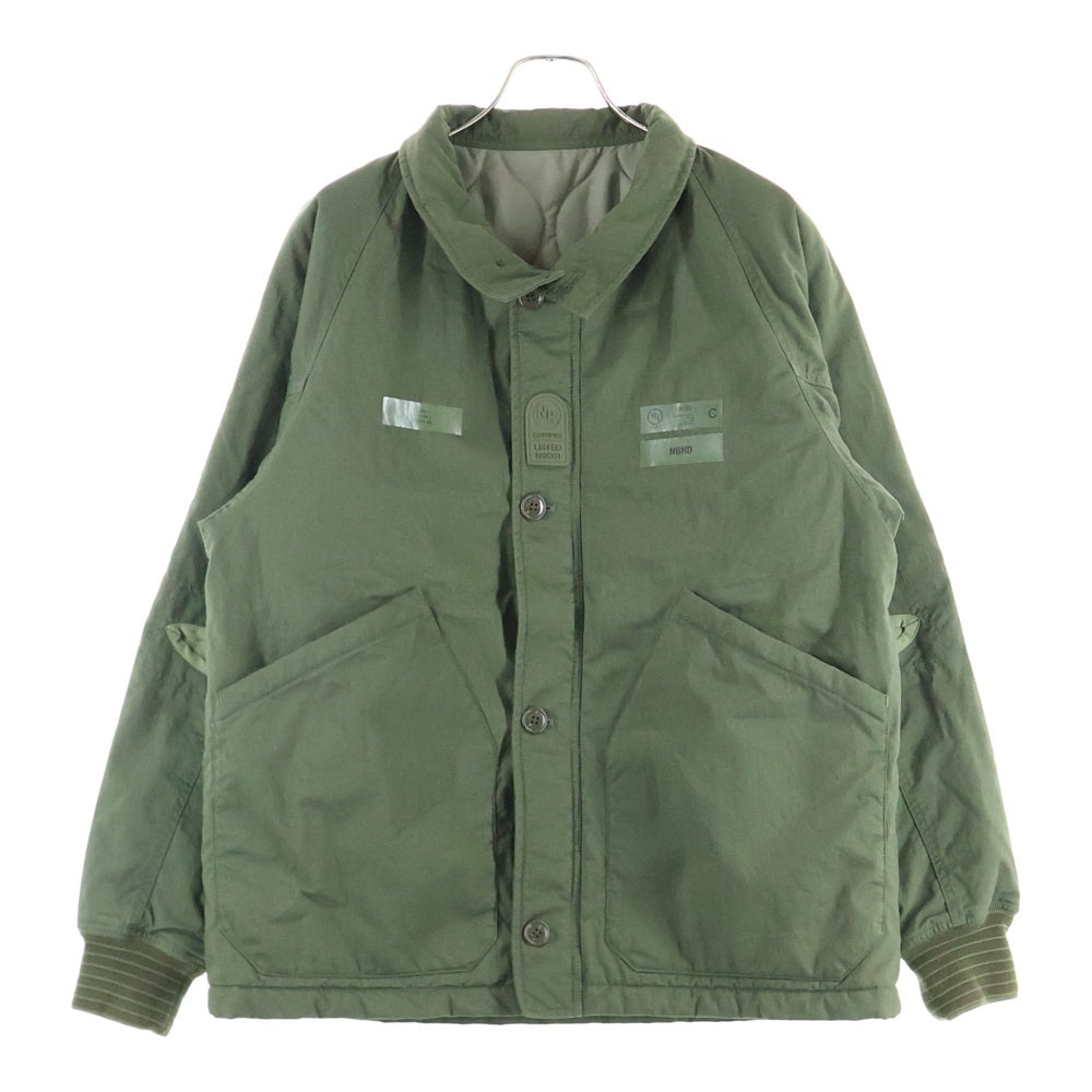 NEIGHBORHOOD(ネイバーフッド) ジップアップ キルティングライナー フィールドジャケット ミリタリーコート カーキ