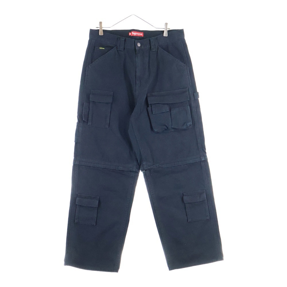 SUPREME(シュプリーム) 25AW Zip-Off Utility Pant ジップオフ ユーティリティー カーゴパンツ ブラック