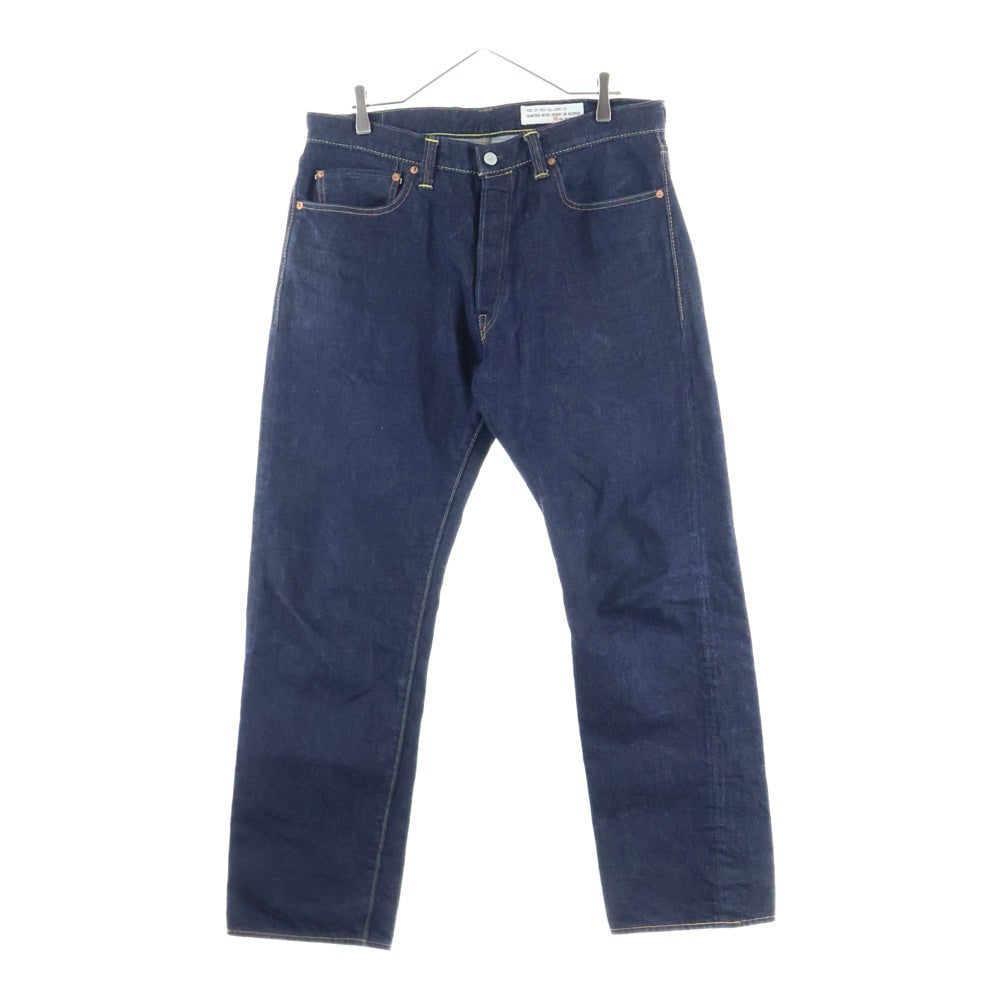 BONCOURA(ボンクラ) XX MODEL ボタンフライ ストレート セルビッジ デニムパンツ ジーンズ インディゴ