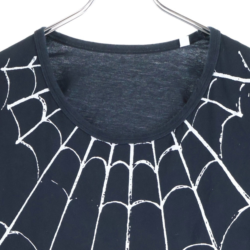 Martin Margiela(マルタンマルジェラ) SPIDER WEB TEE スパイダー ウェブ プリント 半袖Tシャツ カットソー ブラック