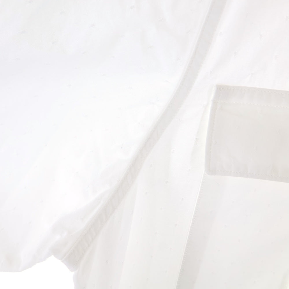 DRIES VAN NOTEN(ドリスヴァンノッテン) バンドカラー 長袖シャツ ホワイト