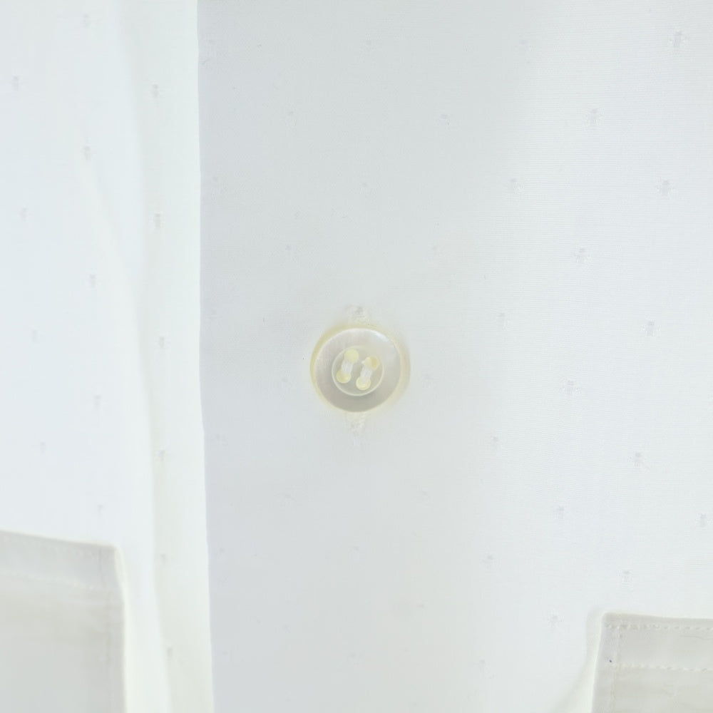 DRIES VAN NOTEN(ドリスヴァンノッテン) バンドカラー 長袖シャツ ホワイト