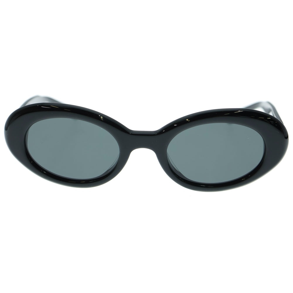 GENTLE MONSTER(ジェントルモンスター) ×Maison Margiela Paris MM005 ×メゾンマルジェラパリ オーバルレンズ サングラス メガネアイウェア MM005-01 ブラック