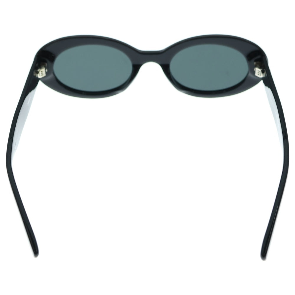 GENTLE MONSTER(ジェントルモンスター) ×Maison Margiela Paris MM005 ×メゾンマルジェラパリ オーバルレンズ サングラス メガネアイウェア MM005-01 ブラック