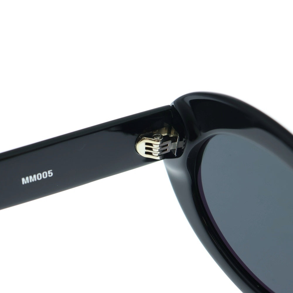 GENTLE MONSTER(ジェントルモンスター) ×Maison Margiela Paris MM005 ×メゾンマルジェラパリ オーバルレンズ サングラス メガネアイウェア MM005-01 ブラック