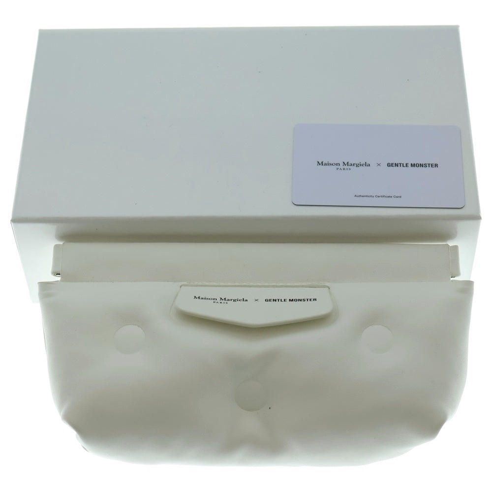 GENTLE MONSTER(ジェントルモンスター) ×Maison Margiela Paris MM005 ×メゾンマルジェラパリ オーバルレンズ サングラス メガネアイウェア MM005-01 ブラック