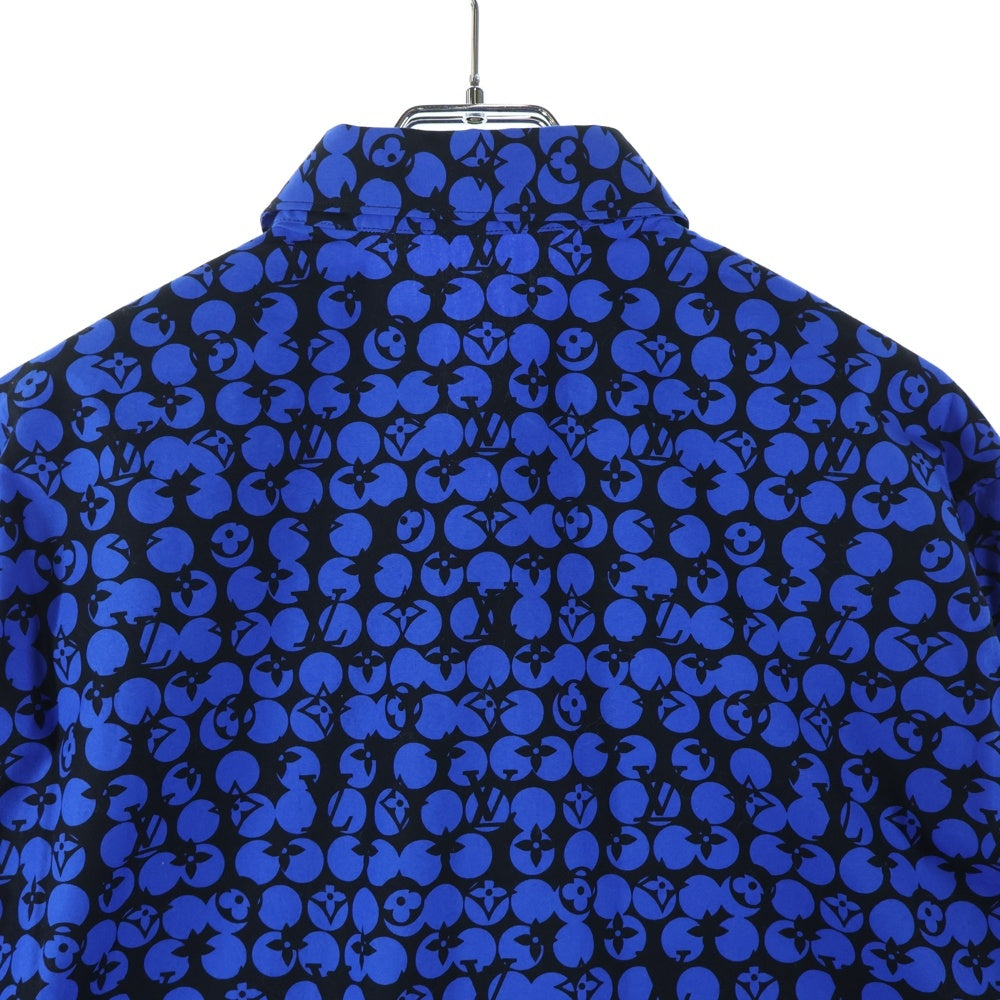 LOUIS VUITTON(ルイヴィトン) 19AW パーフォレーテッドモノグラム RM192M ORS HHS20W 長袖シャツ ブルー