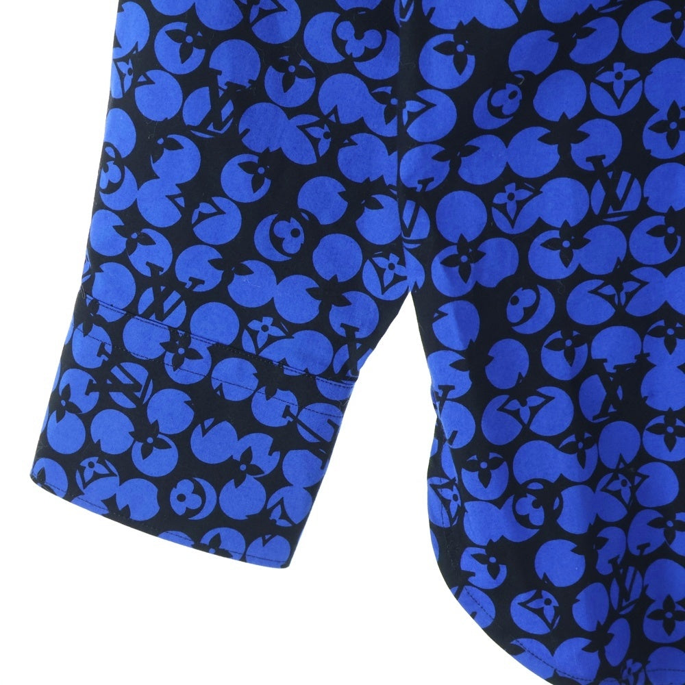 LOUIS VUITTON(ルイヴィトン) 19AW パーフォレーテッドモノグラム RM192M ORS HHS20W 長袖シャツ ブルー