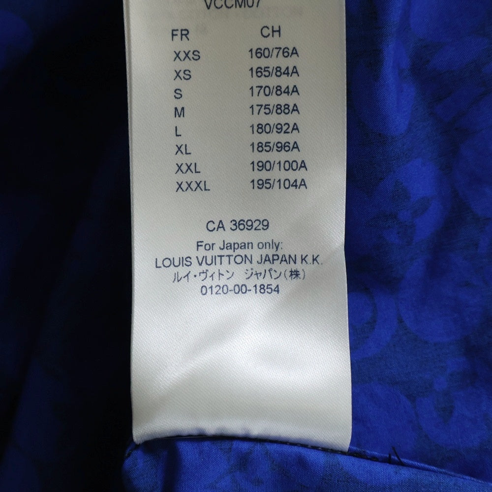 LOUIS VUITTON(ルイヴィトン) 19AW パーフォレーテッドモノグラム RM192M ORS HHS20W 長袖シャツ ブルー