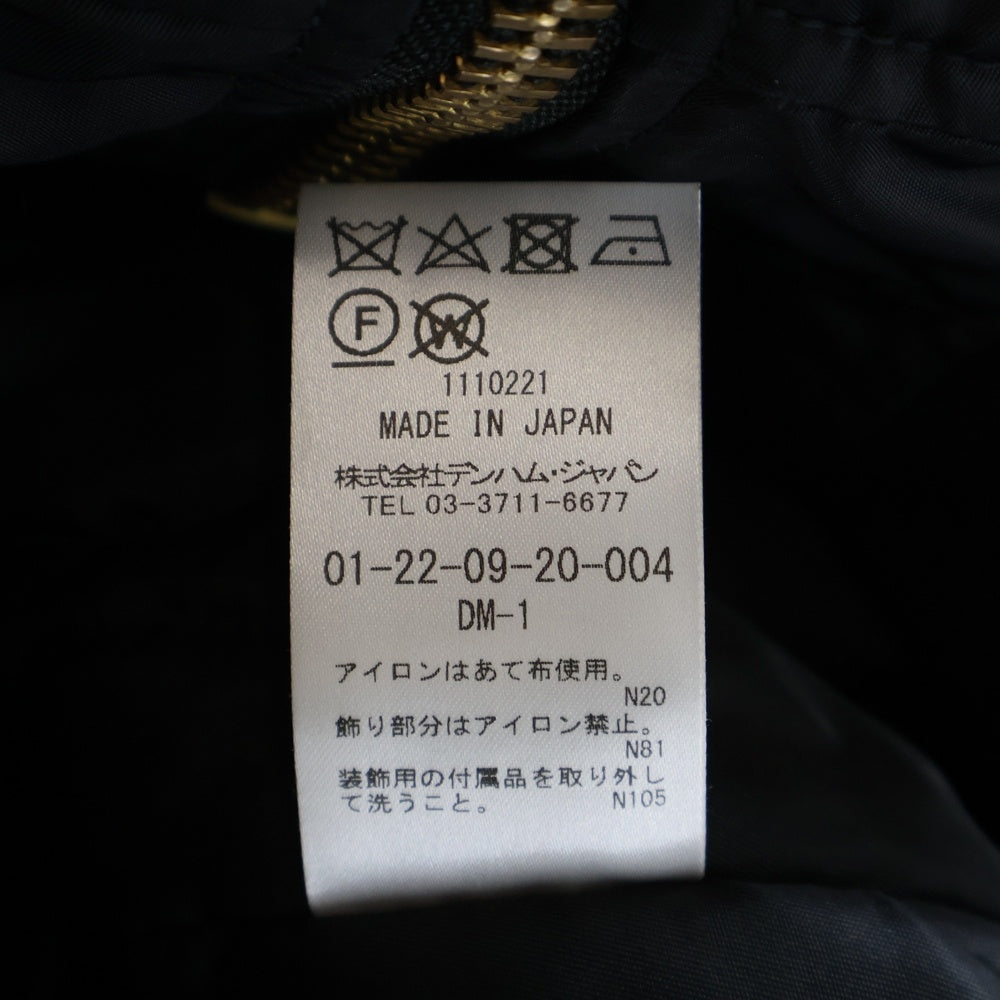 DENHAM(デンハム) ×Mountain Research ワッペンデザイン ブルゾン ジャケット アウター 01-22-09-20-004 ブラック