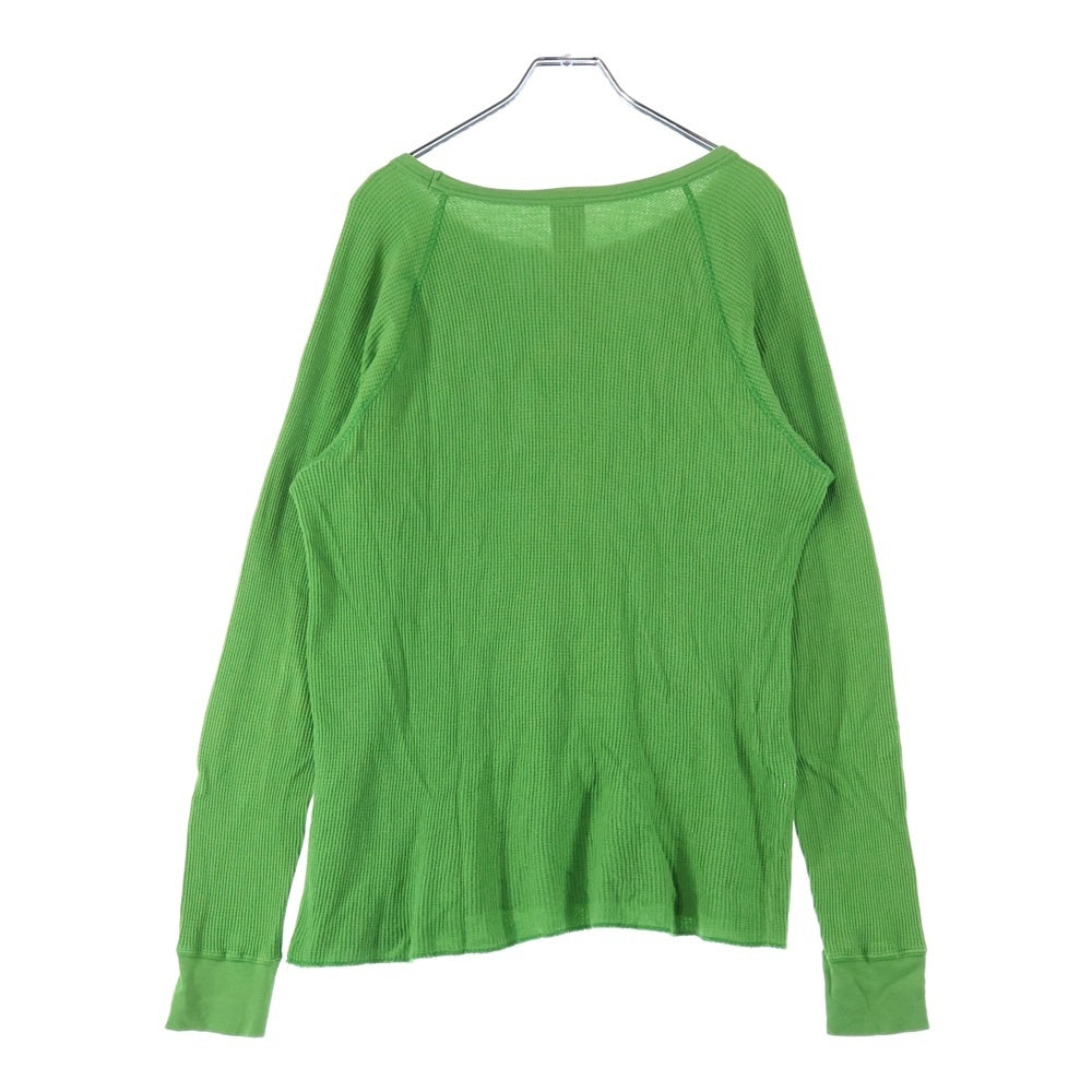 NUMBER (N)INE(ナンバーナイン) 本人期 サーマル L/S T-shirt クルーネックサーマル長袖Tシャツ グリーン