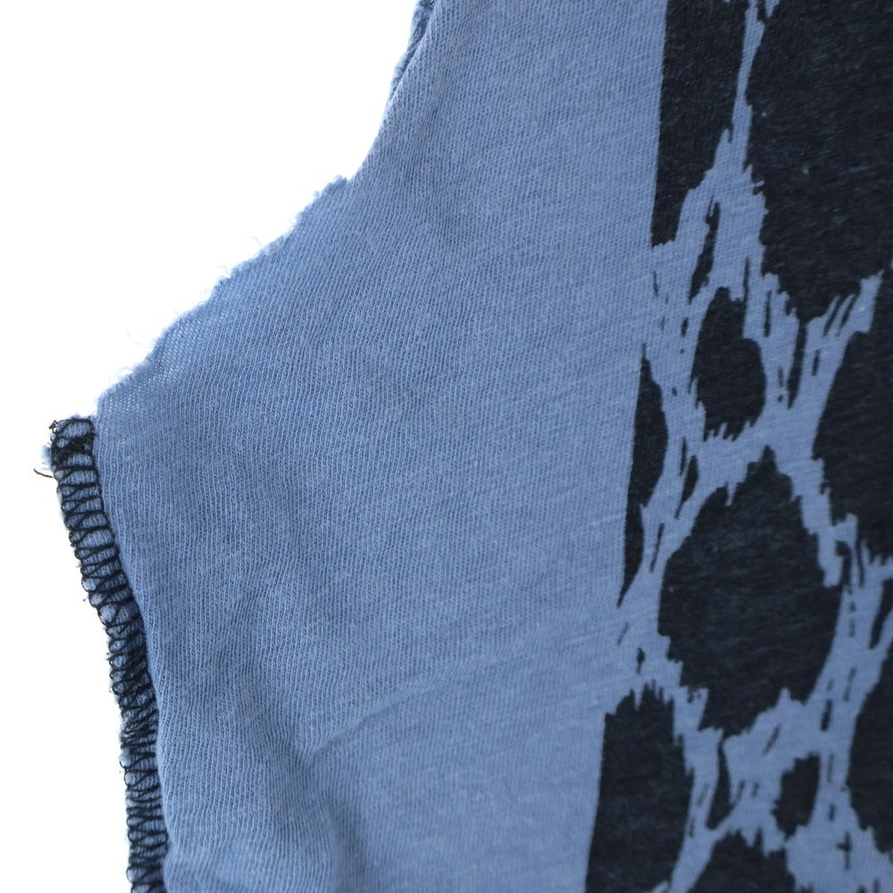 UNDERCOVER 03SS SCAB期 ノースリーブシャツ メンズ UNDERCOVER(アンダーカバー) 03SS Scab期 レオパード柄タンクトップ