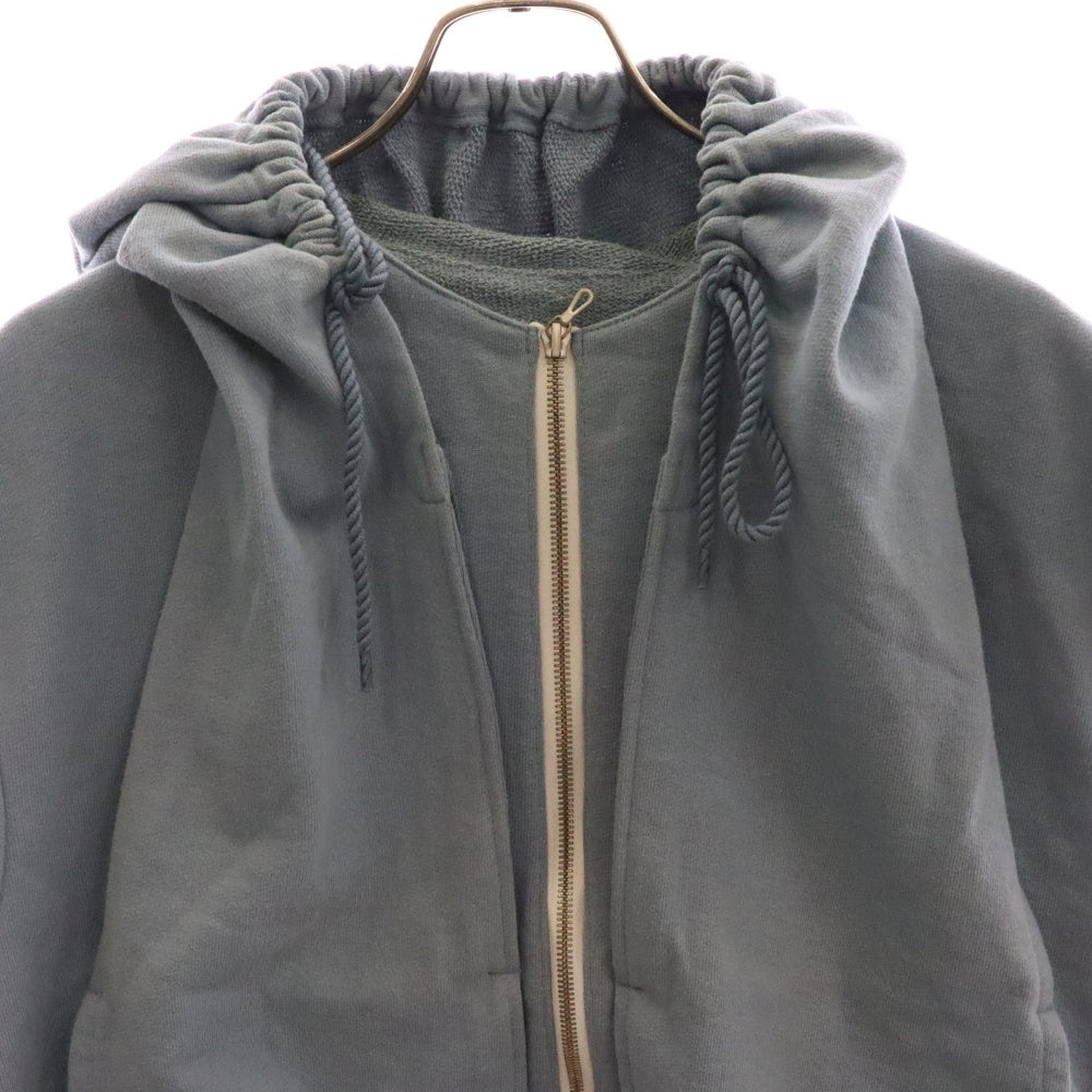 URU TOKYO(ウル トーキョー) ×Digawel ディガウェル ジップアップフーディベスト ブルー