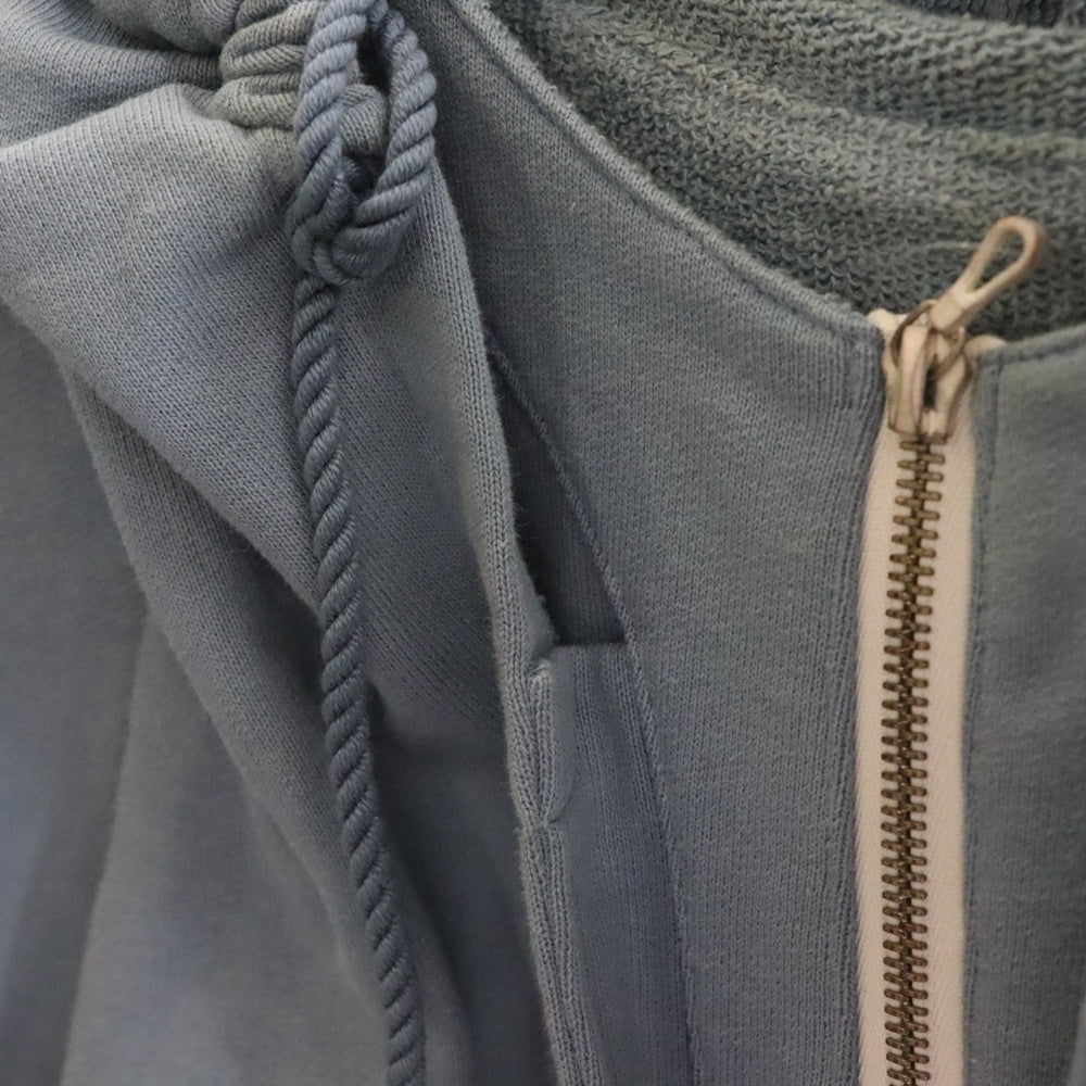 URU TOKYO(ウル トーキョー) ×Digawel ディガウェル ジップアップフーディベスト ブルー