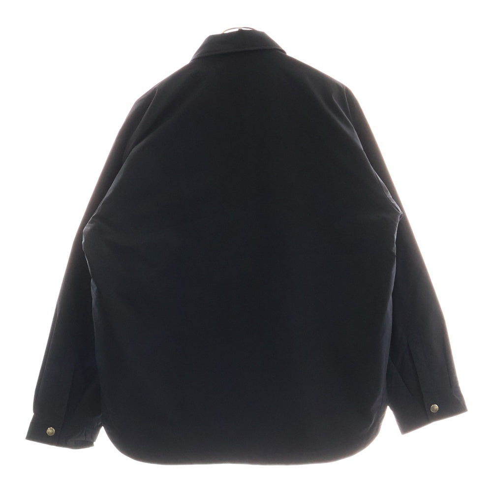 DANTON(ダントン) ピーチタフタ インサレーション コーチジャケット ブラック DT-A0716