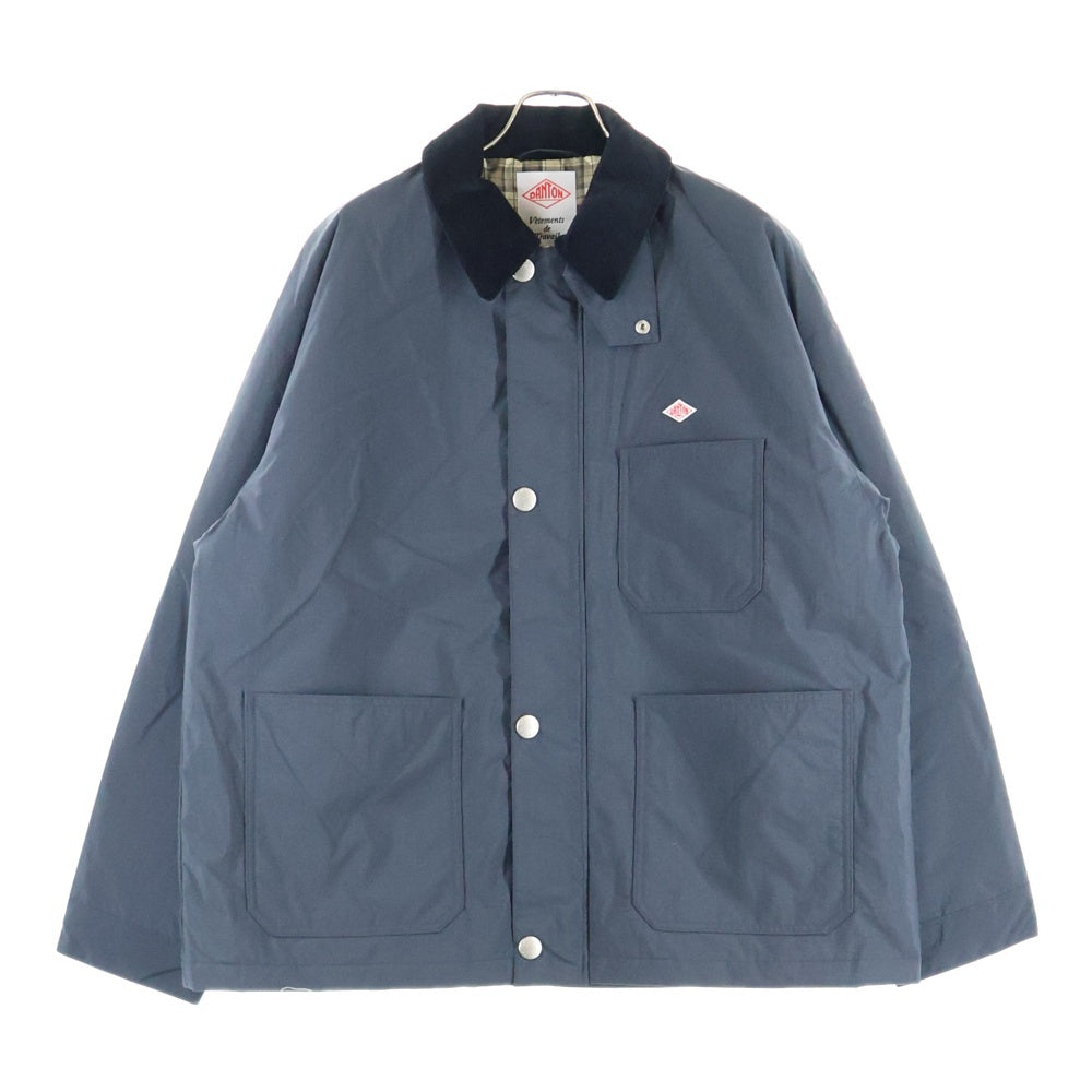 DANTON(ダントン) COVERALL JACKET ナイロンタフタ カバーオールジャケット ブラック DT-A0524