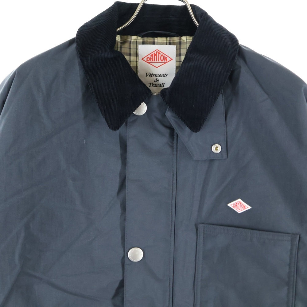 DANTON(ダントン) COVERALL JACKET ナイロンタフタ カバーオールジャケット ブラック DT-A0524