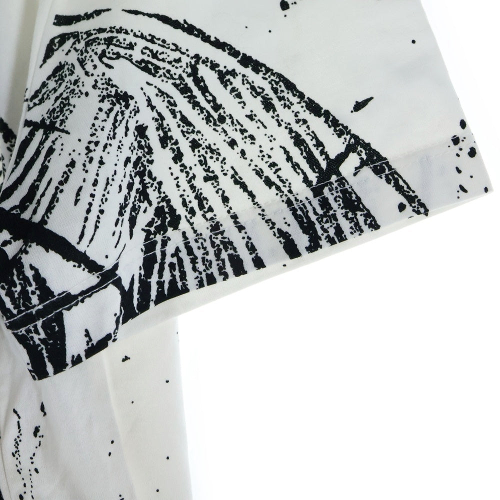 Alexander McQueen(アレキサンダーマックイーン) スカルプリント 半袖Tシャツ カットソー ホワイト 595651 QOZ88