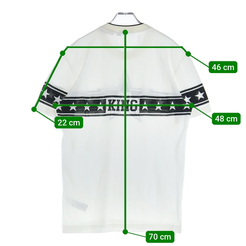 DOLCE & GABBANA(ドルチェアンドガッバーナ) フロントロゴデザイン 半袖Tシャツ カットソー ホワイト G8KD0T F17K5