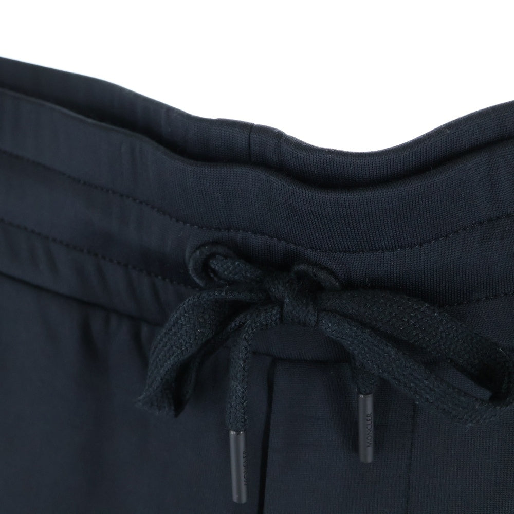 MONCLER(モンクレール) 21AW PANTALONE サイドロゴ刺繍 スウェット パンツ ブラック G10918H73400