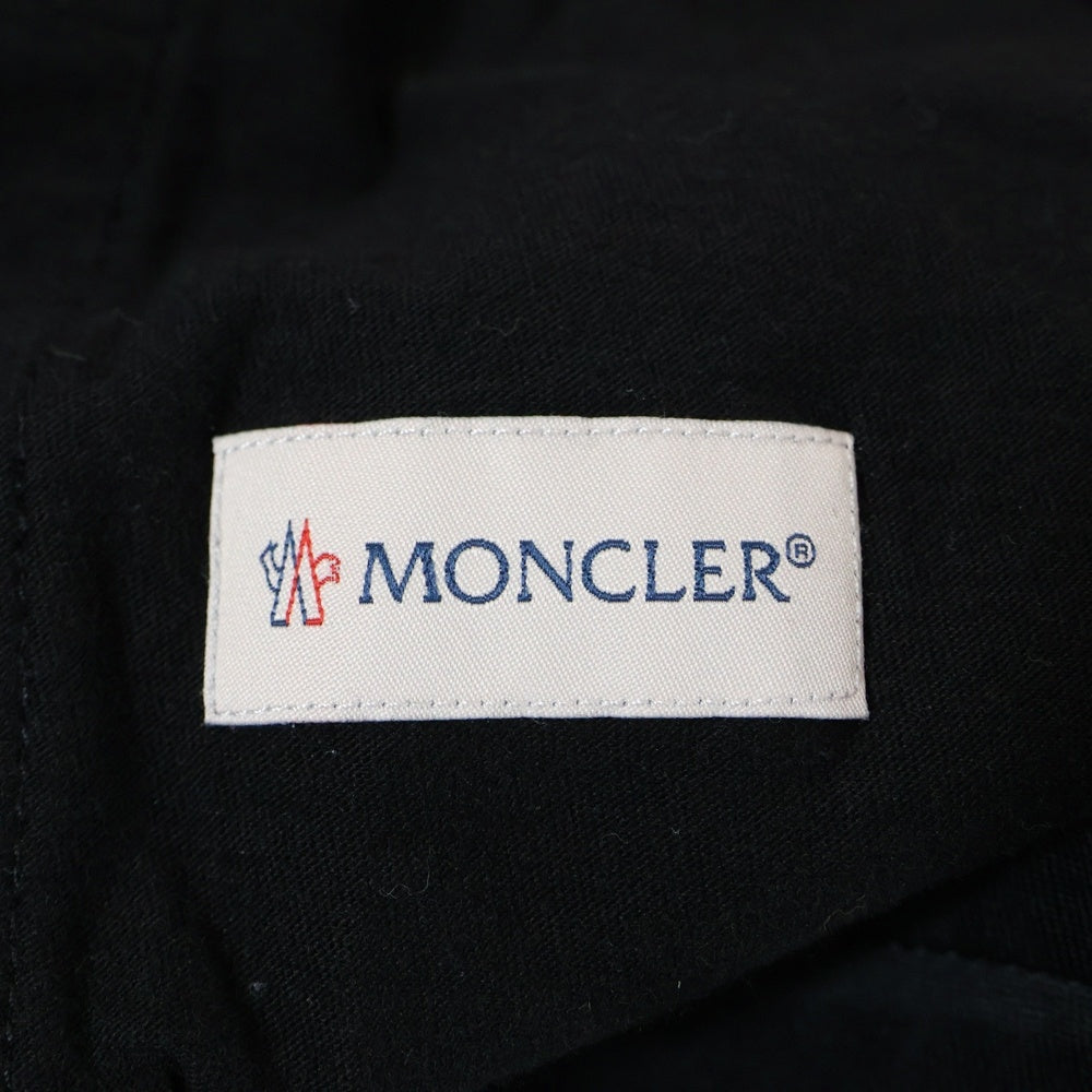 MONCLER(モンクレール) 21AW PANTALONE サイドロゴ刺繍 スウェット パンツ ブラック G10918H73400