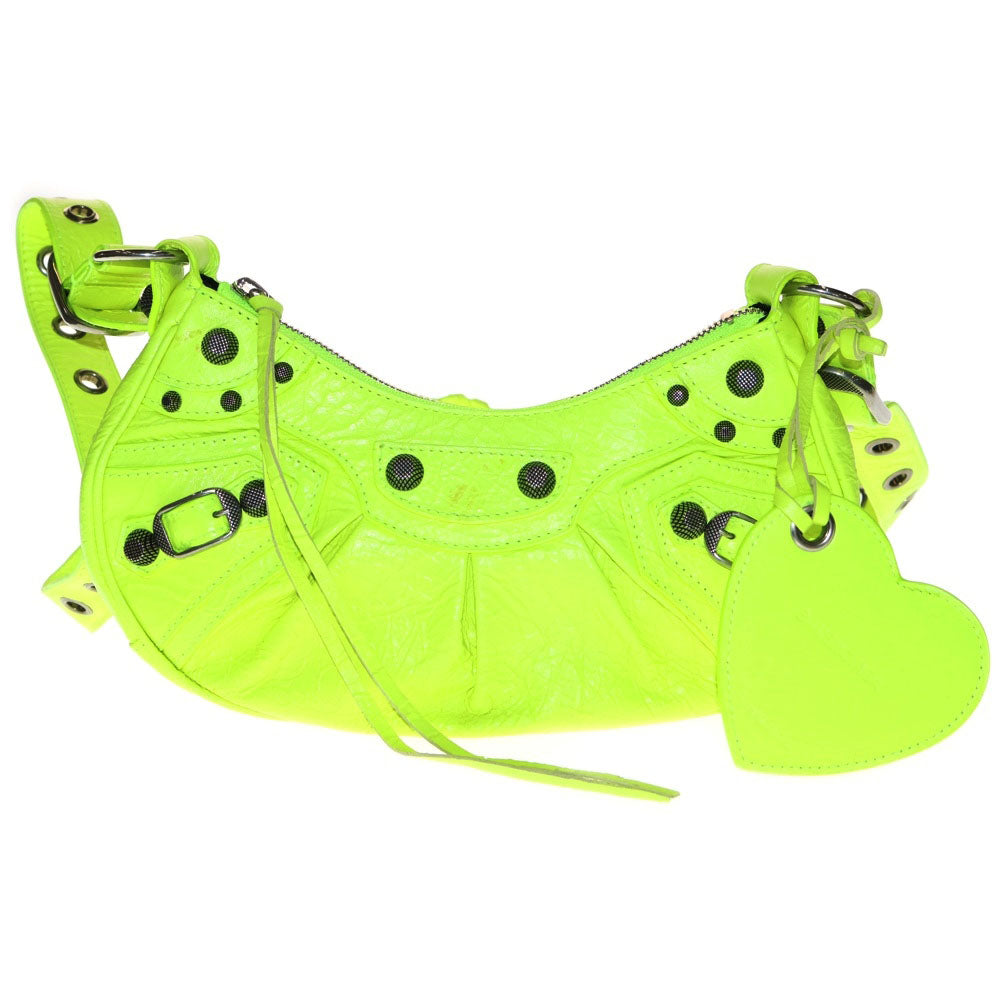 BALENCIAGA(バレンシアガ) Le Cagole ルカゴール ショルダーバッグ パテントレザー 671309 イエロー