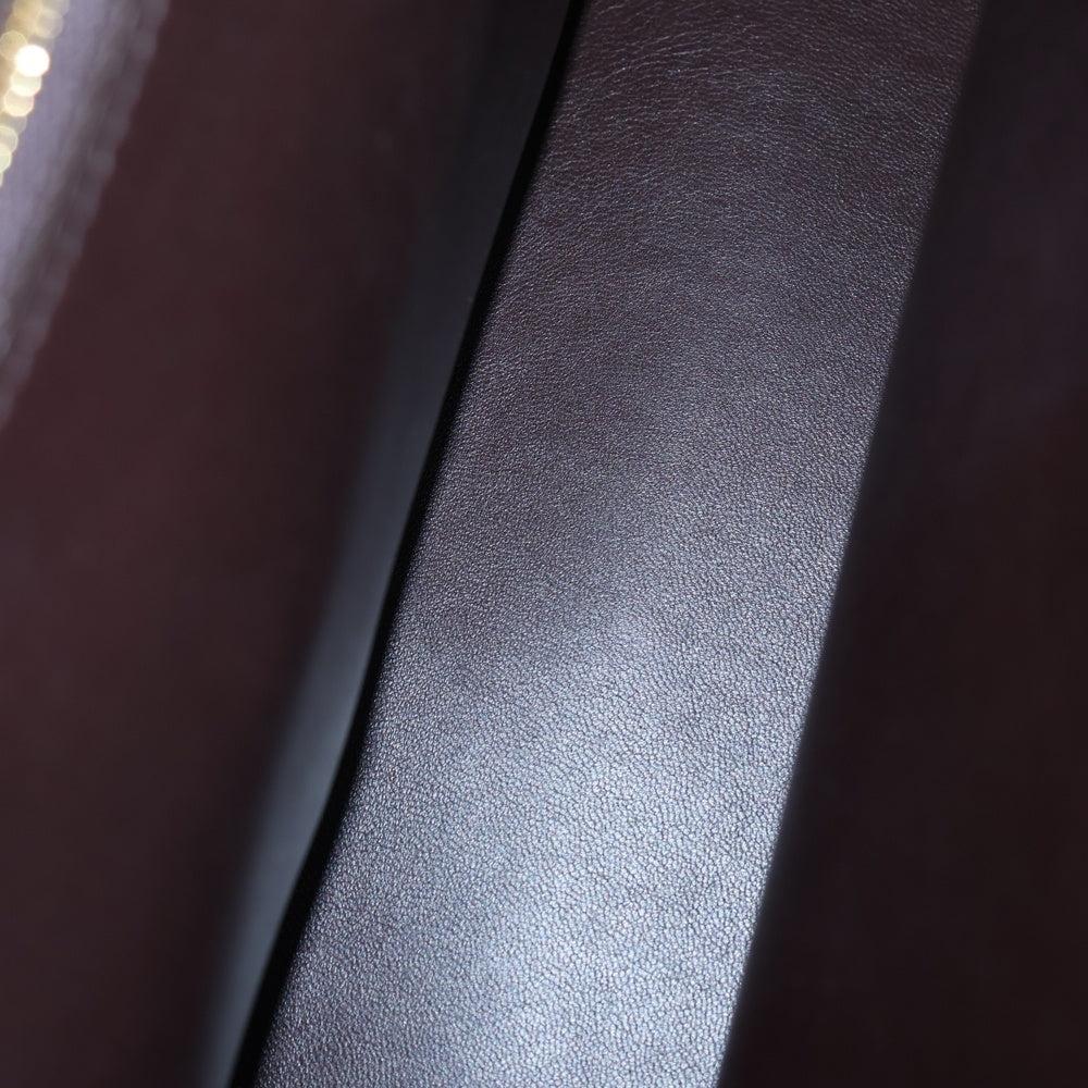 BALENCIAGA(バレンシアガ) Crush クラッシュ ミディアム チェーンバッグ カーフスキン ハンドバッグ ダークブラウン/ゴールド